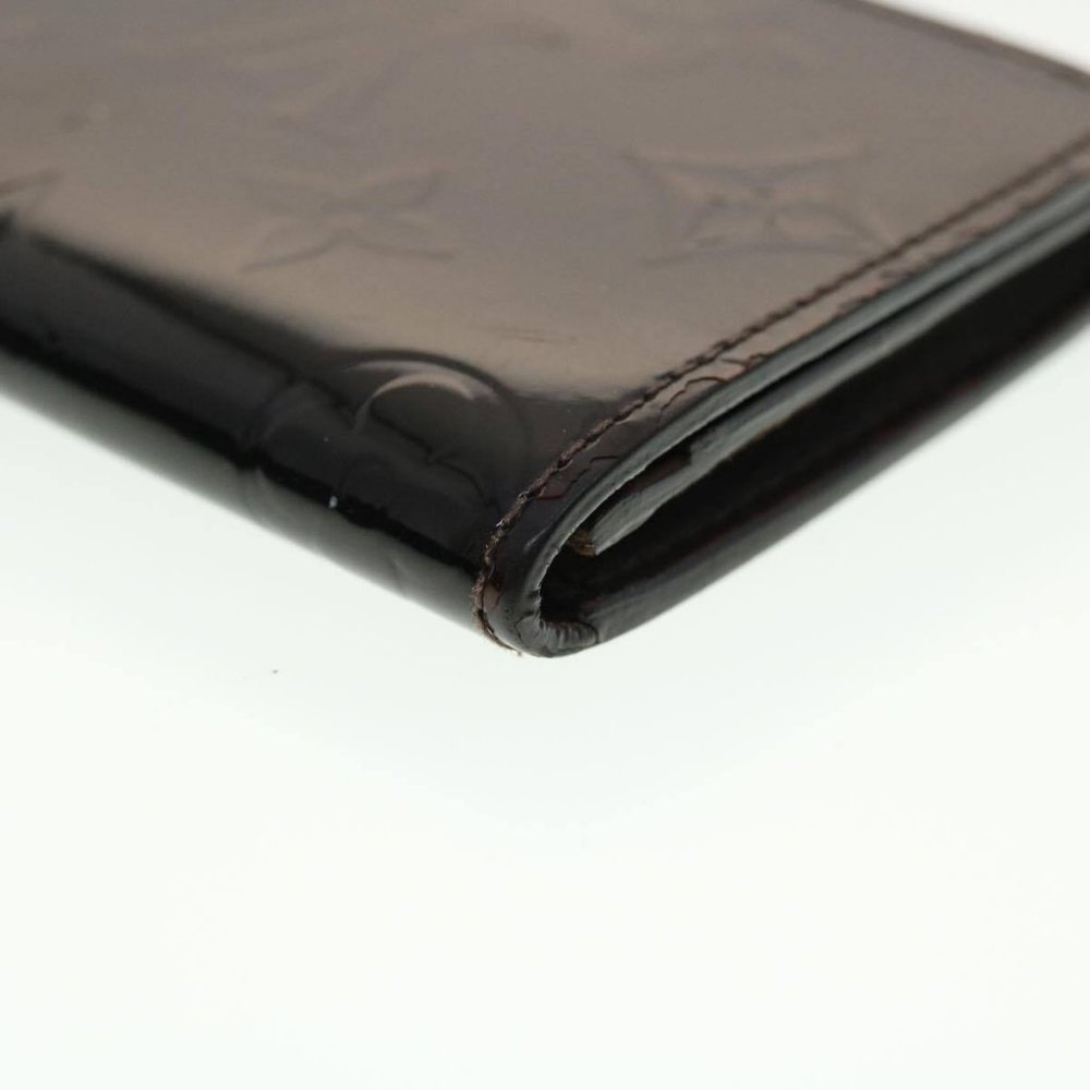 LOUIS VUITTON Vernis Anvelop Cult De Vuitto Card Case Amarante - Picture 8 of 15